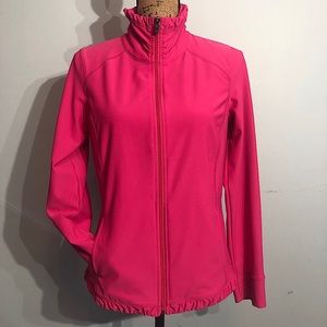 Xersion Hot Pink Workout Zip-up Jacket Size MP